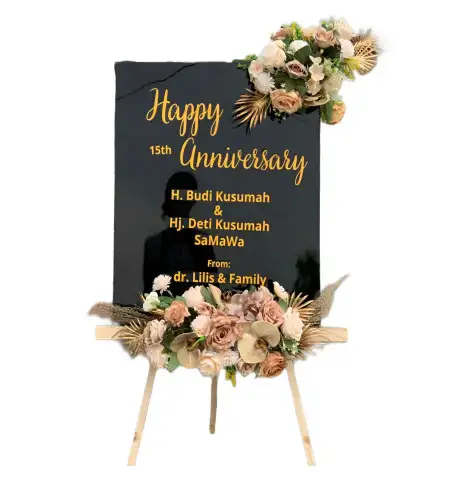 Papan Bunga Akrilik Karya Bakti